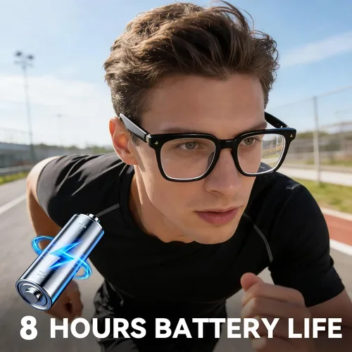 Miniatura 7 de Lentes inteligentes Bluetooth para hombres y mujeres, lentes inteligentes Ai con audio de oído abierto, control de voz, traducción en tiempo real