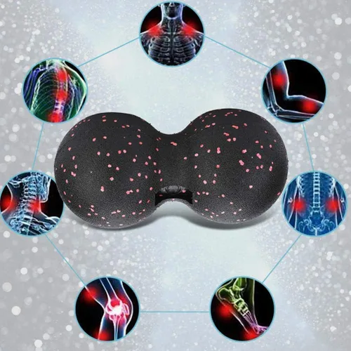 Miniatura 5 de Bola de masaje de cacahuete – Juego de bolas de masaje para después del ejercicio, juego de bolas de masaje de tejido profundo, rodillo muscular