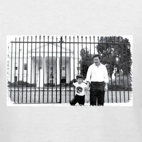 Miniatura 2 de Pablo Escobar Medellin Cartel Cocaine Cowboys White House Picture Pop Culture Unisex Graphic Sudadera con capucha