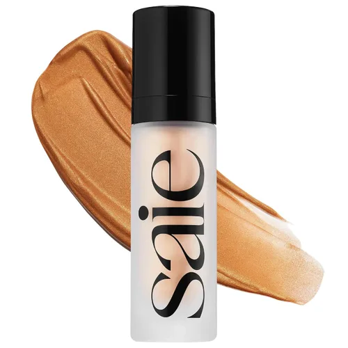 Miniatura 15 de Saie Mini Glowy Super Gel - Base de maquillaje hidratante y suero iluminador enriquecido con vitamina C y aceite de escualano, maquillaje líquido