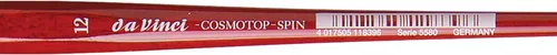 Miniatura 142 de da Vinci Watercolor Series 5580 CosmoTop Spin Pincel de Pintura, Redondo Sintético con Mango Rojo