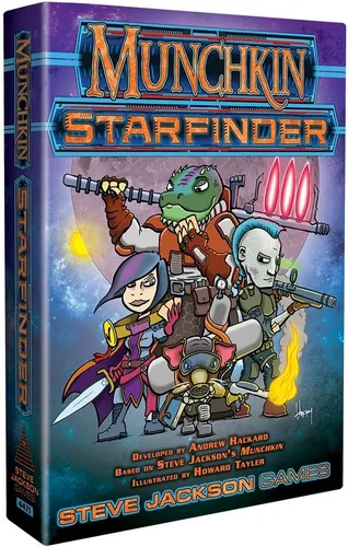 Munchkin Starfinder - Juego de cartas para adultos, niños y familia | Juego de rol de aventura de fantasía | A partir de 10 años | 3-6 jugadores |