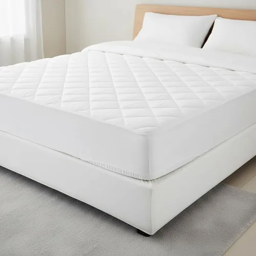 Miniatura 8 de Protector de colchón acolchado, impermeable y adaptable con cintura elástica, transpirable y resistente a los líquidos, protector de colchón