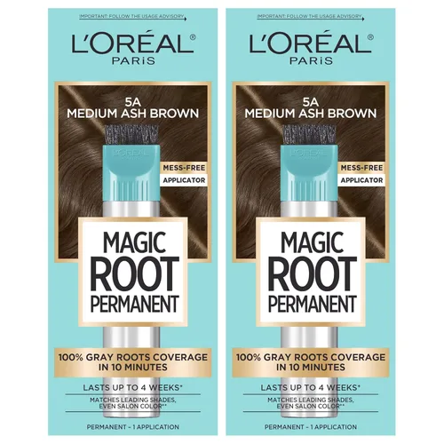 Miniatura 21 de L'Oréal Paris Magic Root - Tinte permanente para el cabello, kit de tinte de cabello de 10 minutos para rescatar raíces con cobertura de cabello 6