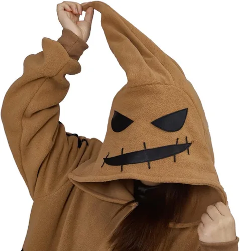 Miniatura 6 de Oogie Boogie - Disfraz de pijama unisex para Navidad o cosplay