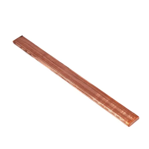 cSeao Barra plana de cobre de 0.236 in x 0.984 in x 12.008 in, 1/4 "x 1" x 12 ", barra cuadrada plana de cobre 110