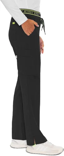 Miniatura 3 de Med Couture - Pantalón de yoga de dos bolsillos para mujer, pantalón de uniforme.