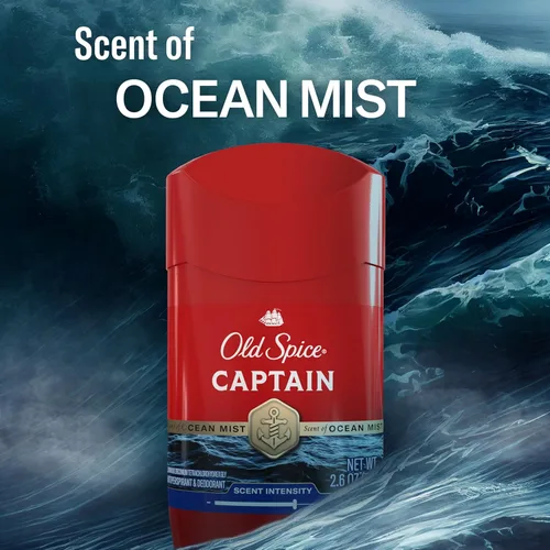 Miniatura 8 de Old Spice Red Collection Invisible Solid Antitranspirante y desodorante para hombres, Capitán, 2.6 oz