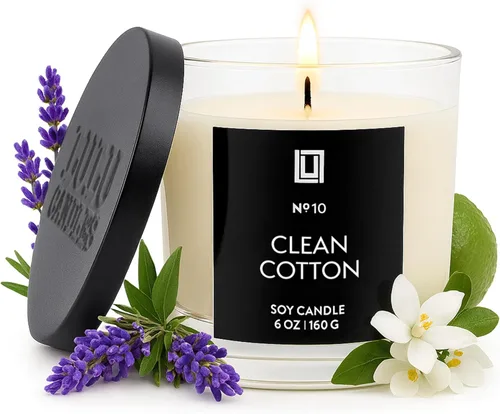 Miniatura 39 de Lulu Candles Sweet Pea, Jasmine & Apple Vela perfumada en tarro de soja de lujo Vertida a mano en los Estados Unidos Altamente perfumada