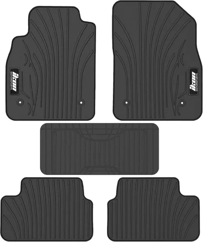 Miniatura 10 de Tapetes de suelo compatibles con Chevrolet Cruze 2008-2015, Cruze Limited 2016, alfombras interiores de protección de nylon negro por IKON