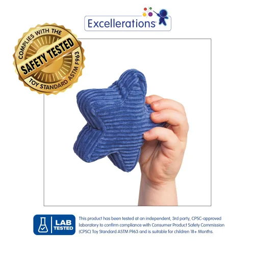 Miniatura 2 de Excellerations Colorido juguete de clasificación y conteo para niños pequeños, 19 piezas de clasificación de felpa y 1 tapete de felpa lavable de 24