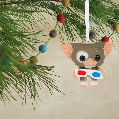 Miniatura 5 de Hallmark Adorno de Navidad, Gremlins Gizmo Funko Pop! Ornamento, regalos de película