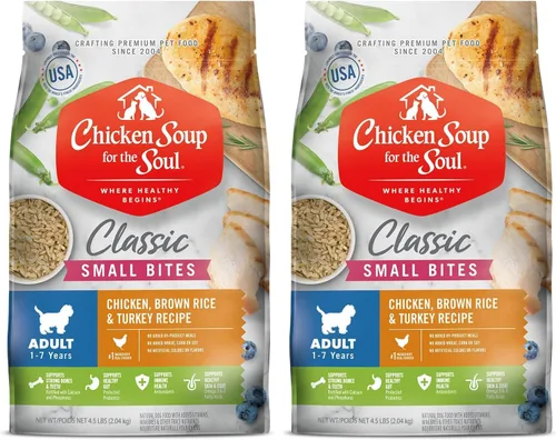 Miniatura 14 de Chicken Soup for The Soul All Natural Premium Small Bites - Alimento seco para perros adultos, primer ingrediente de carne real, sin subproductos