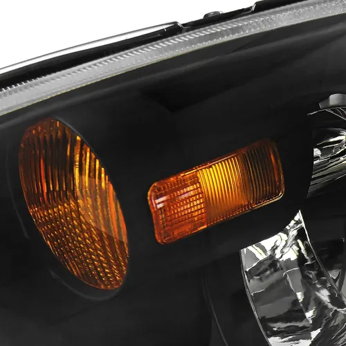 Miniatura 8 de SPEC-D TUNING Jdm - Faros delanteros transparentes negros con reflector ámbar, compatible con Nissan Altima L+R 2002-2004