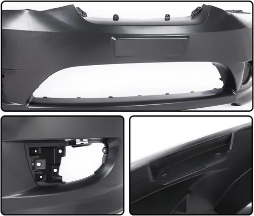 Miniatura 8 de PIT66 Cubierta para paragolpe frontal con orificios para luces antiniebla Preparada Compatible con Hyundai Tiburon 2005-2006 865112C500 HY1000153
