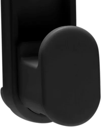 Miniatura 7 de Bath Bliss Paquete de 2 ganchos de succión de gel negro mate, 2