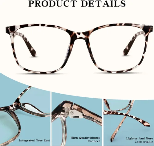 Miniatura 3 de Oilway - Paquete de 3 lentes de bloqueo de luz azul para hombres y mujeres, para computadora, lectura, juegos, televisión, teléfonos, antifatiga