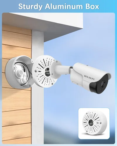 Miniatura 7 de WEILAILIFE Compatible con casi todos los tipos de cámaras: caja de conexiones de cámara de seguridad, cajas de conexiones universales para cámara