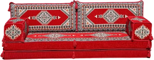 Miniatura 50 de arabicsofa Sofá de piso árabe Jalsa - Sofá tradicional hecho a mano para sala de estar