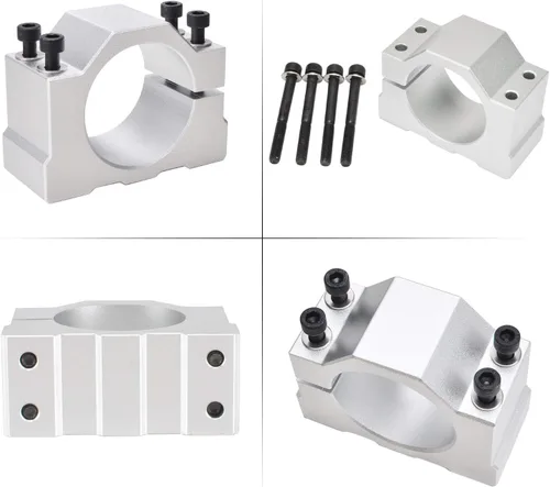 Miniatura 5 de Daedalus Soporte de montaje de abrazadera de husillo de 2.047 in Uso para máquina de motor de fresado CNC de husillo (abrazadera de 2.047 in)