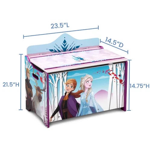 Miniatura 5 de Delta Children Caja de juguetes Deluxe, Frozen II (Disney)