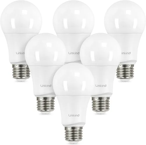 Miniatura 17 de Linkind - Bombillas LED A19 atenuables, equivalente a 40 W, base E26, luz blanca suave de 2,700 Kelvin, 5.7 W, 460 lúmenes, CRI80+, 120 V