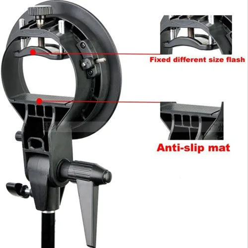 Miniatura 7 de Godox soporte Bowens tipo S para flash snoot y ventana flexible