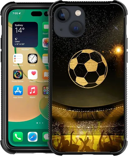 Miniatura 9 de Funda compatible con iPhone X/XS, diseño de bandera estadounidense de béisbol, TPU suave, a prueba de golpes, de vidrio templado, para iPhone X/XS