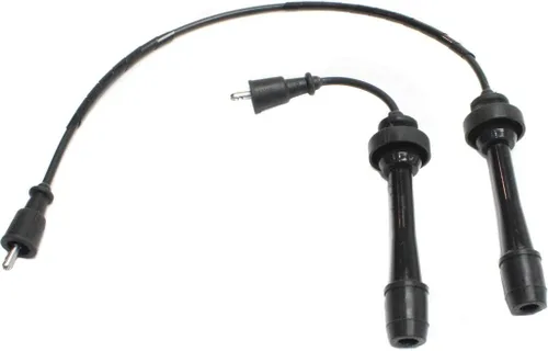 Miniatura 2 de Para Mazda Protege - Cable de bujía (2001, 2002, 2003), acabado negro, 0.197 in, 4 cilindros, 2,0 l