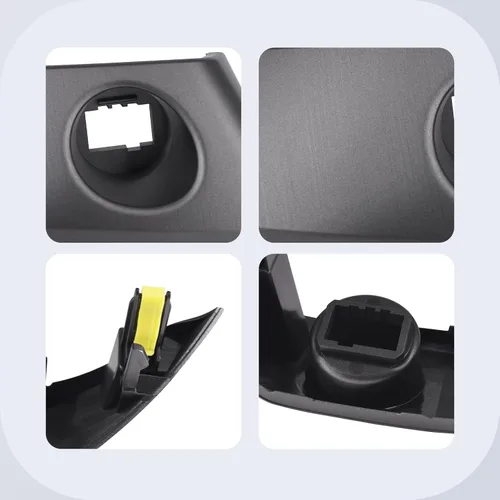 Miniatura 5 de Tira de cubierta central para salpicadero compatible con Toyota RAV4 Base Limited EV Sport 2006-2012 modelos seleccionados, panel de instrumentos