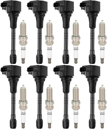 Miniatura 10 de ECCPP UF765 4 bobinas de encendido con 4 bujías de iridio A4 Q5 2014-2020 l4 2.0L 1.8L UF765