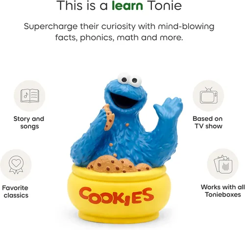 Miniatura 5 de Tonies Figura de juguete de audio de Cookie Monster de Plaza Sésamo