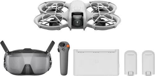 DJI Neo Motion Fly More Combo, Mini Drone con cámara 4K UHD para adultos, dron autovolante de 135g que te sigue, despegue con la palma, seguimiento
