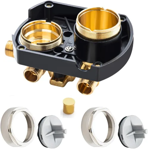 Miniatura 6 de R22000 - Válvula universal con desviador integrado - Cuerpo de latón, kit de válvula de desviador integrado de ducha personalizada, ajuste de 3 o 6