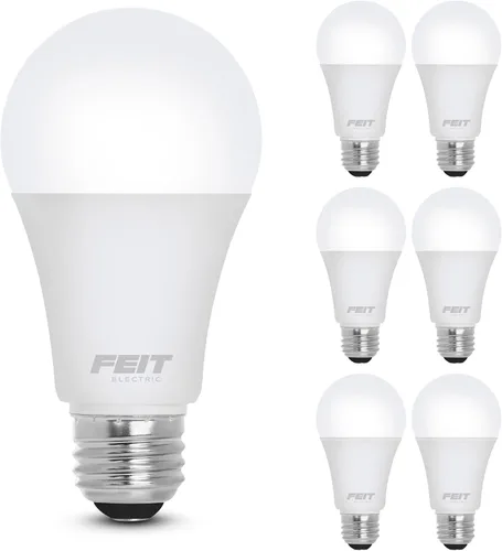 Miniatura 18 de Feit Electric Bombillas LED A19 equivalentes a 100 W, regulables, blanco brillante de 3000 K, 1600 lúmenes, vida útil de 22 años, base E26, CRI 90