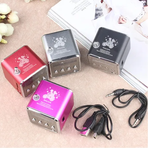 Miniatura 3 de Mini altavoz Bluetooth, reproductor de música inalámbrico Etigood portátil, radio FM, estéreo digital, reproductor MP3, compatible con tarjeta Negro