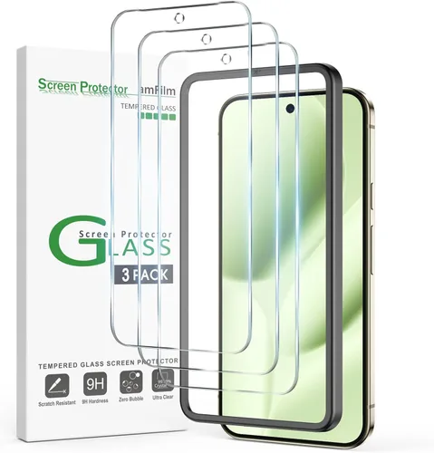 Miniatura 8 de amFilm Paquete de 3 protectores de pantalla de vidrio templado para Google Pixel 3 (2018)