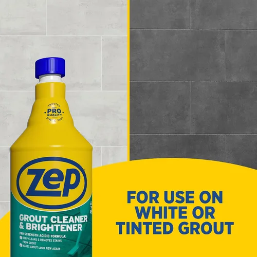 Miniatura 5 de Zep Limpiador y abrillantador de lechada – 32 onzas (1 botella) – ZU104632 – Fórmula de limpieza profunda elimina las manchas viejas de la lechada