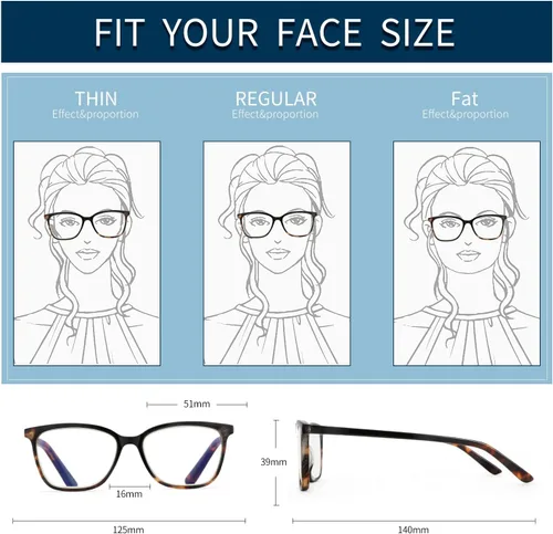 Miniatura 4 de BLUEMOKY Gafas de lectura de luz azul para mujer, paquete de 3 lentes de moda con ojo de gato, lentes de computadora con bloqueo de luz azul