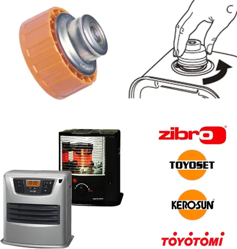 Miniatura 4 de Zibro 4.96351E+12 Modello E Tapa de Depósito con Virola E para Estufas Mod, Naranja