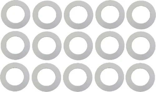 Miniatura 6 de Anillos de plástico blancos Anillo de luz empotrado de 8 pulgadas para luces de lata (1 anillo de recorte)