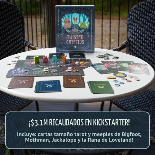 Miniatura 4 de Unstable Games Twisted Cryptids Juego de Mesa - Juego de Cartas de Estrategia para Adultos y Niños - Juegos de Mesa Familiares para 2-4 Jugadores