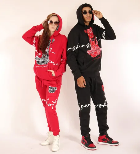 Miniatura 87 de SCREENSHOT Sudadera urbana de forro polar para hombre, diseño de dibujos animados de animación, parche bordado de gel