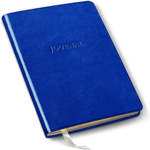 Miniatura 45 de Diario de cuero Gallery Leather - Elaborado en Maine, EE. UU. - Elegante cuaderno de escritura de cuero con 192 páginas rayadas - Un espacio