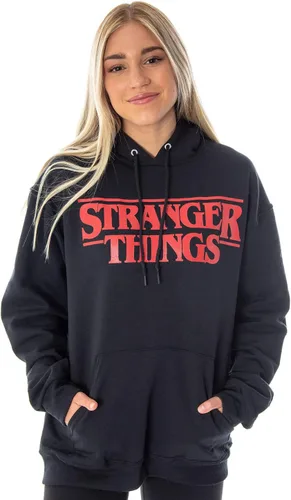 Miniatura 2 de Seven Times Six Stranger Things - Sudadera con capucha para hombre adulto con logotipo de Stranger Things