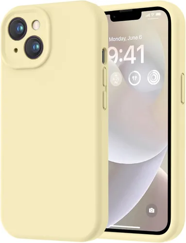 Miniatura 361 de LOVE 3000 Compatible con Funda para iPhone 15, [Cámara de Cobertura Completa de Silicona Suave] [Protección contra Caídas de 8 pies], Forro de Negro