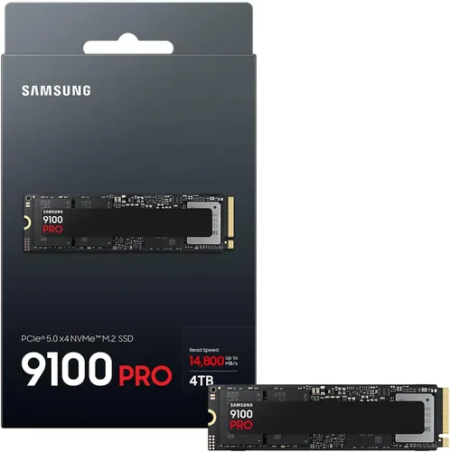 Miniatura 3 de Samsung SSD 9100 PRO 4TB, PCIe 5.0x4 M.2 2280, velocidades de lectura secuencial de hasta 14,800MB/s, lo mejor para computación de IA