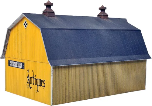 Miniatura 3 de Walthers Cornerstone Antiques Barn 933-3339 HO Scale Model Railroad - Kit de estructura