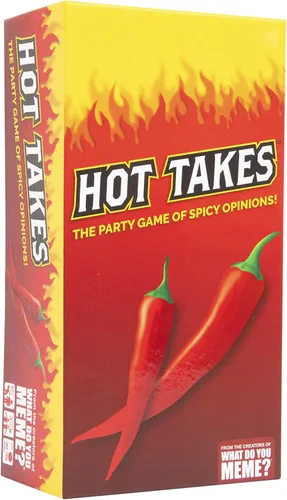 WHAT DO YOU MEME? Hot Takes - El juego de fiesta de opiniones picantes - Juegos de fiesta para adultos y regalos divertidos para adultos