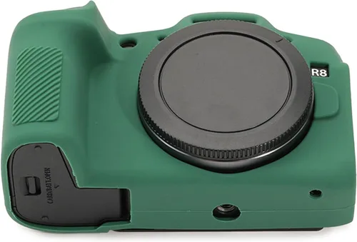 Miniatura 4 de Rieibi Funda protectora de silicona suave para cámara Canon EOS R8 EOSR8, funda ligera para cámara EOS R8 - Verde